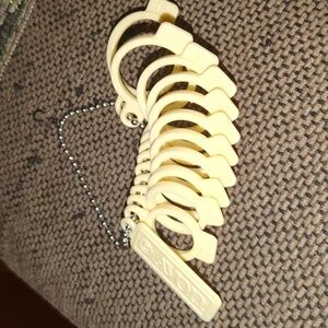 Avon Jewelry Ring Sizer Keychain